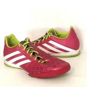 Adidas Mens Size 13 Absolado LZ Indoor soccer Shoes Pink off set side